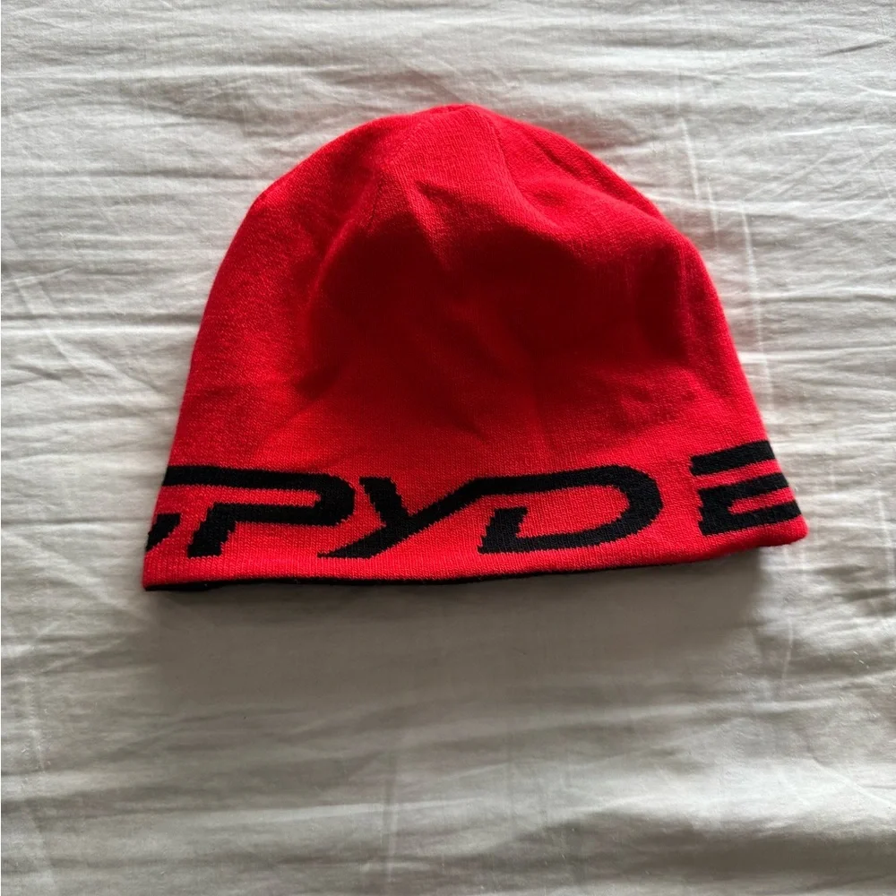 Black and Red Spider Kids Beanie - Picture 2 of 3